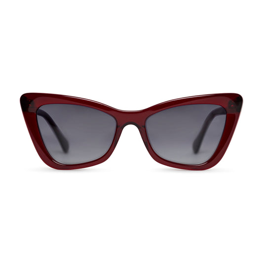 Gafas de sol verano 2026 — SVMSARA Fiammetta bioacetato vermilion old money quiet luxury tendencias