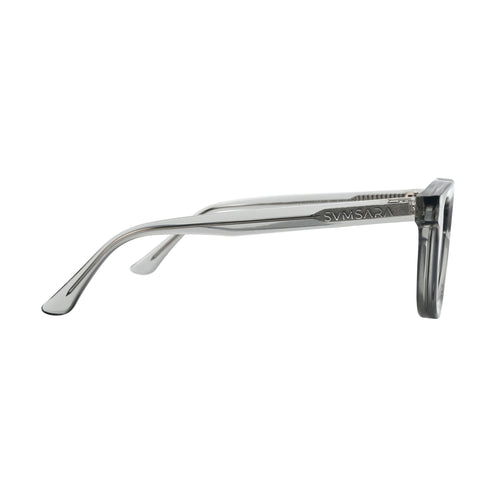 SVMSARA Argento gafas de sol carey polarizadas UV400 vista lateral