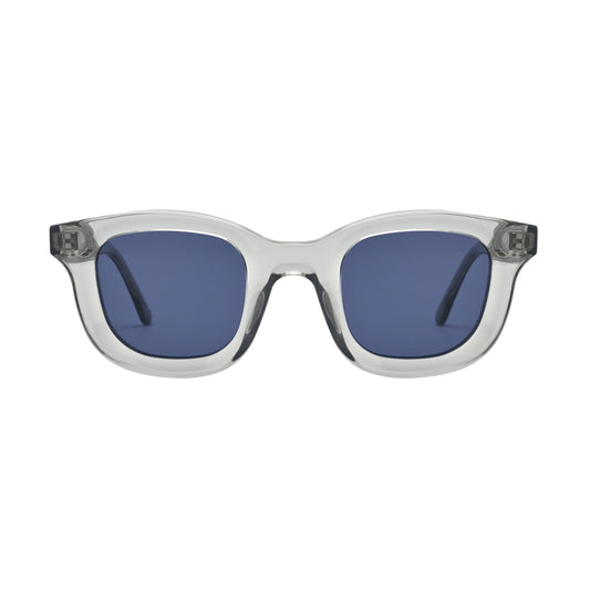 SVMSARA Argento gafas de sol vintage bioacetato retro vista frontal