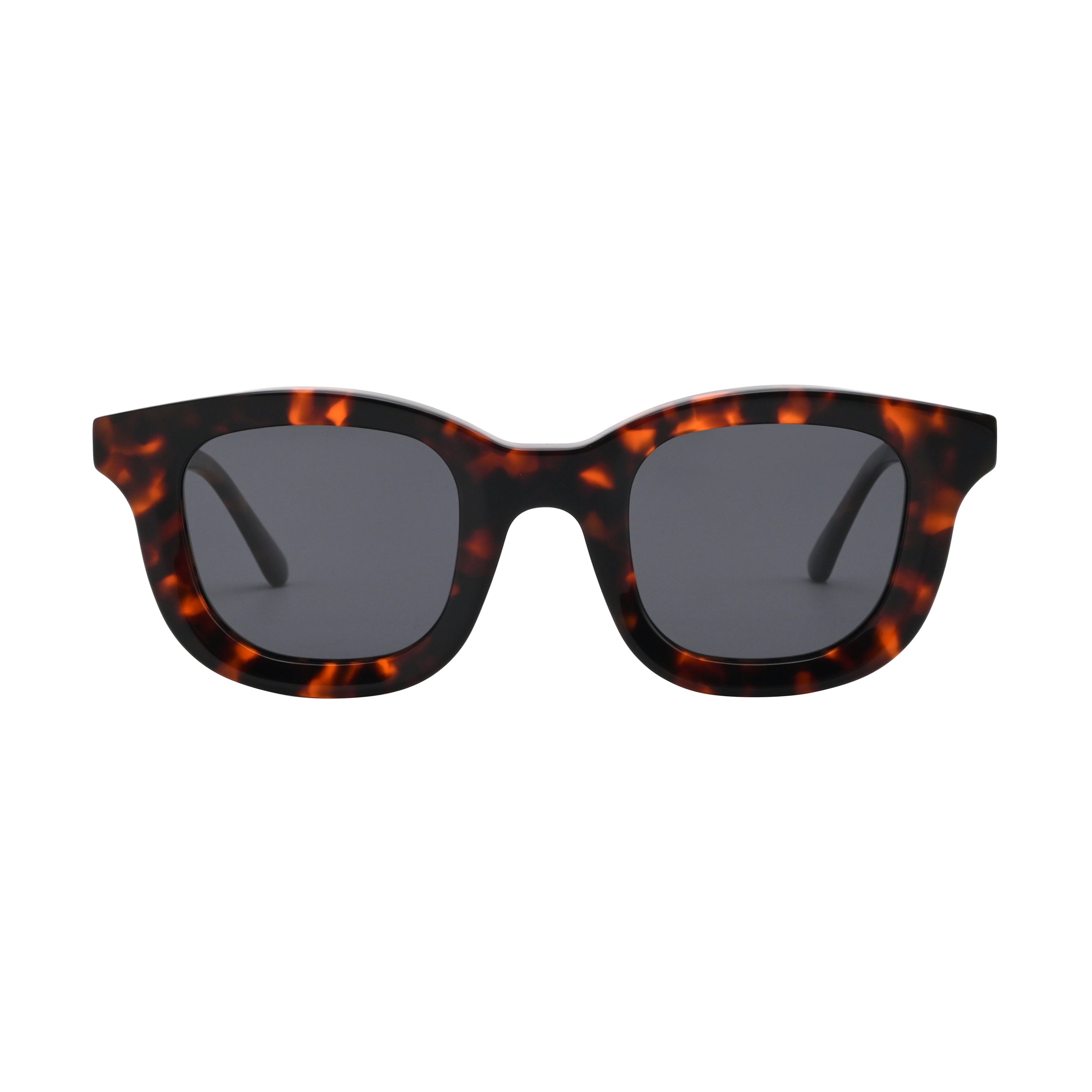 SVMSARA Argento gafas de sol bioacetato vintage sostenibles tres cuartos